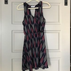 Lush Flirty Printed A-Line Dress